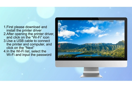 03 Deli Impressora P2000 Modelo WiFi-Móvel-Airprint