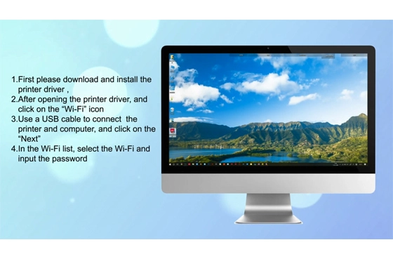 03 Deli Impressora P3100 Modelo WiFi-Móvel-Airprint