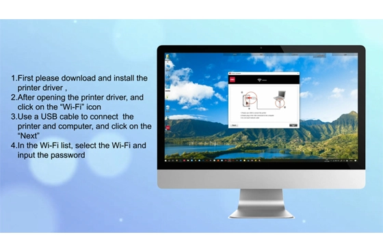 04 Deli Impressora P2500 Modelo WiFi-Móvel-Mopria