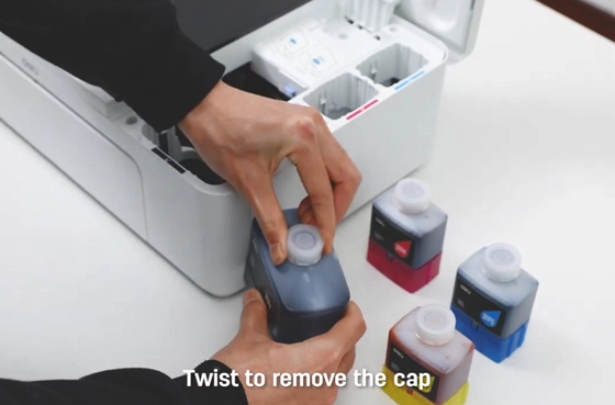 Impressora a jato de tinta Deli, impressora Deli, 03,