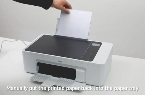 Impressora a jato de tinta D311NW, impressora manual de impressão dupla face Deli