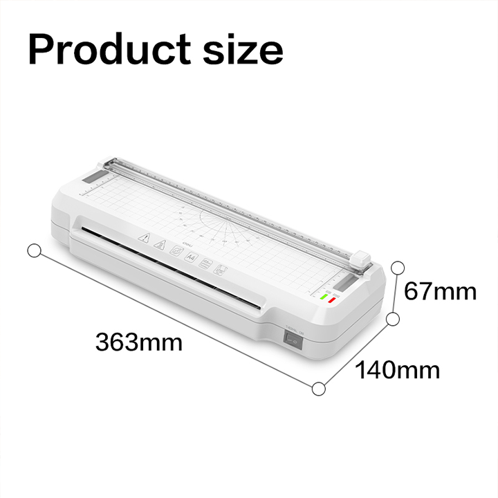 et107 50 100 mic a4 3 in 1 multifunctional laminator size