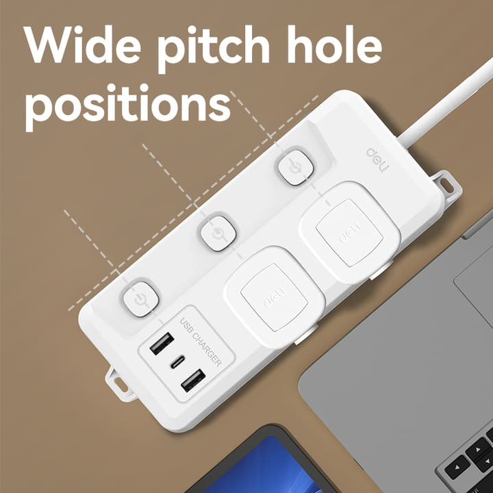 ct709 2 holes 2m universal conventional power strip china