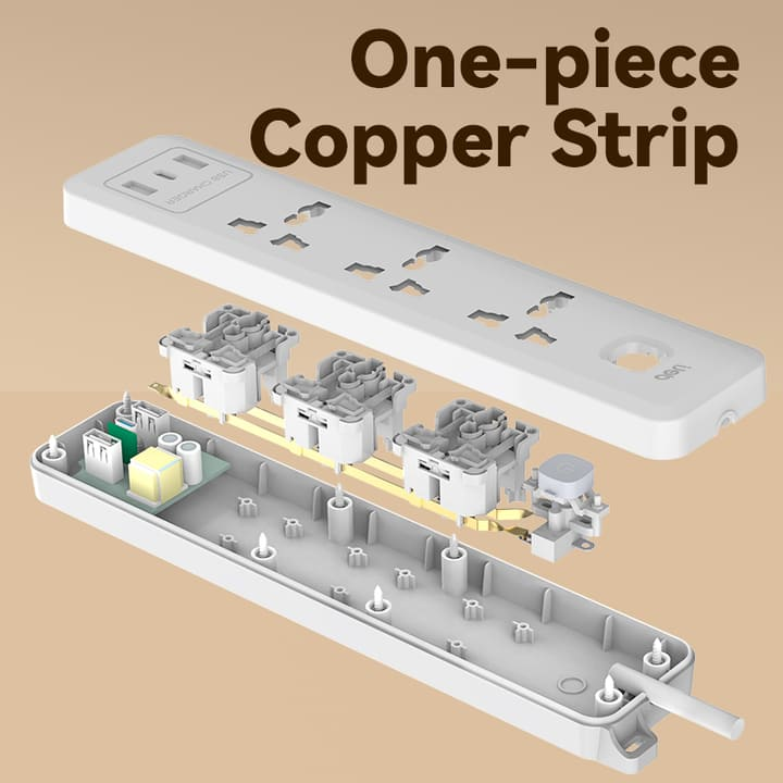 et707h 2 holes 2m universal conventional power strip supplier
