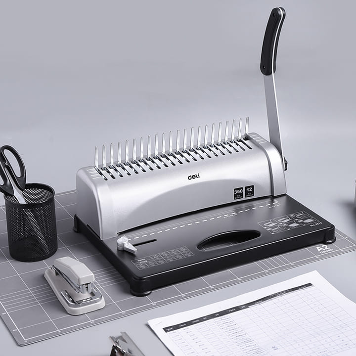 e3870 12 sheets a4 metal comb binding machine china