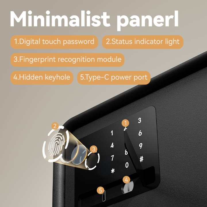 vs4529 wh fingerprint safe china