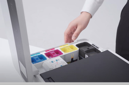 Impressora Eorror Deli Vazia de Tinta D311 NW