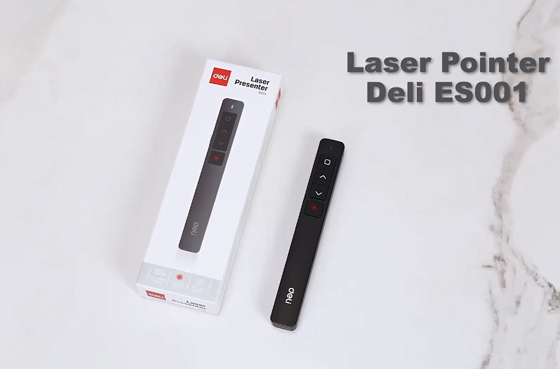 01 Deli ES001 Ponteiro Laser