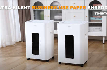 Triturador de papel Deli Ultral Slience ET048 & ET058