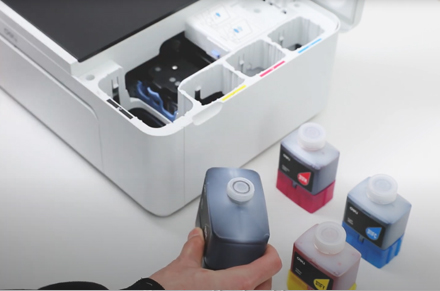 Impressora a jato de tinta D311NW, impressora Deli