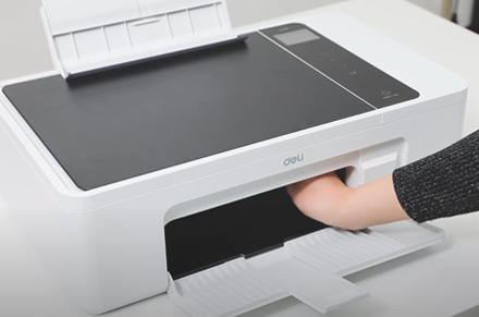 Impressora a jato de tinta D311NW para limpeza de grade óptica Deli