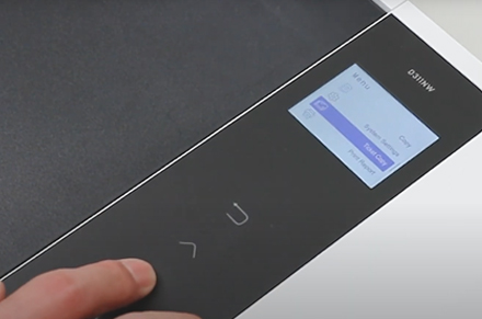 Impressora a jato de tinta D311NW, impressora Deli de configuração de rede da impressora