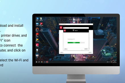 Impressora Deli (Conecte Wi-Fi através do computador Windows)