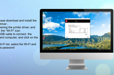 Impressora Deli P2500 Modelo WiFi-Móvel-Airprint