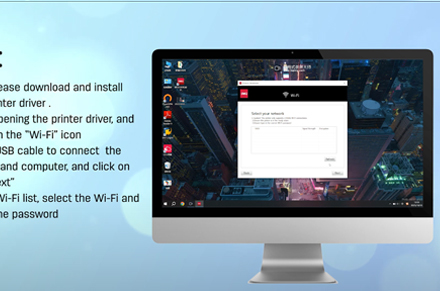 Impressora Deli (Conecte Wi-Fi através do computador Windows)