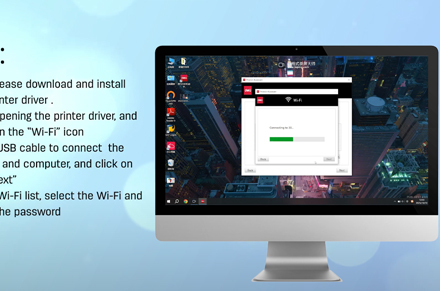 Impressora Deli (Conecte Wi-Fi através do computador Windows)