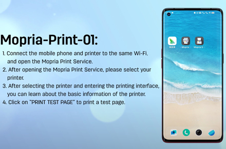 Impressora Deli M3100 Modelo WiFi-Móvel-Mopria