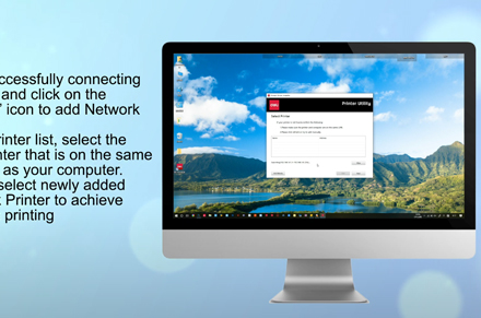Impressora Deli P2000 Modelo WiFi-Móvel-Airprint