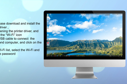 Impressora Deli P3100 Modelo WiFi-Móvel-Airprint