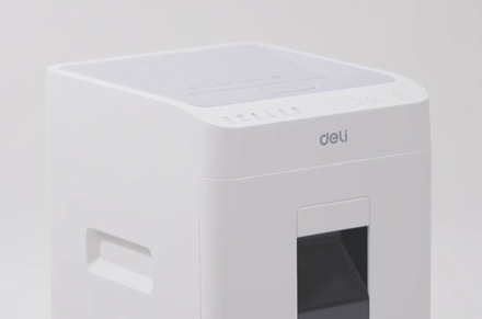 Triturador de papel micro-corte de alimentação automática Deli ET081