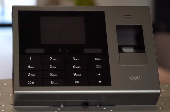 01 Deli ES172 SDK máquina de atendimento de tempo