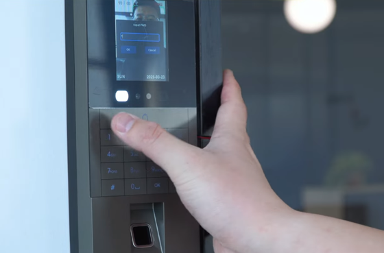 01 Deli ES602 SDK Máquina de Controle de Acesso