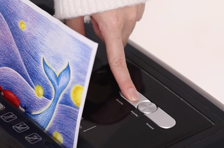 Triturador de papel Deli E14400