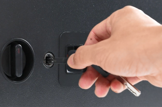 01 LOCKSWORTH VS4527 Mini Impressão Digital Segura